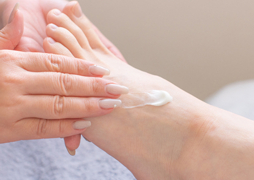 クリーム保湿の写真