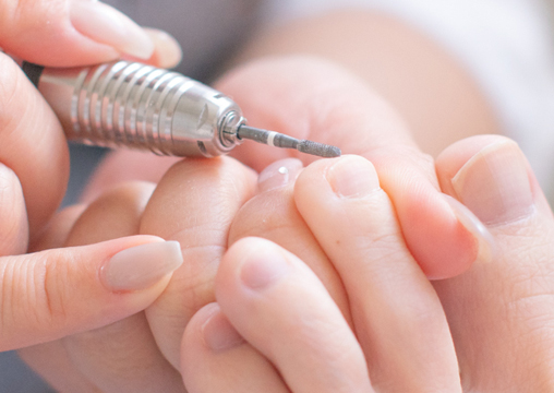 爪周り角質ケアの写真